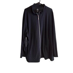 Ave Leisure Zip-Up Jacket Black 30/32